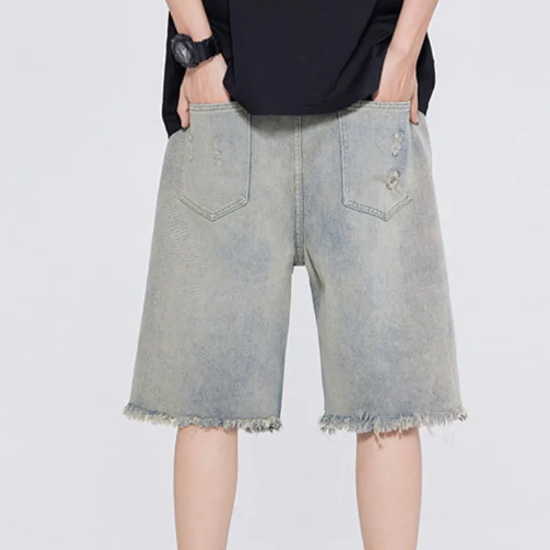 Street Fashion Denim Shorts-3