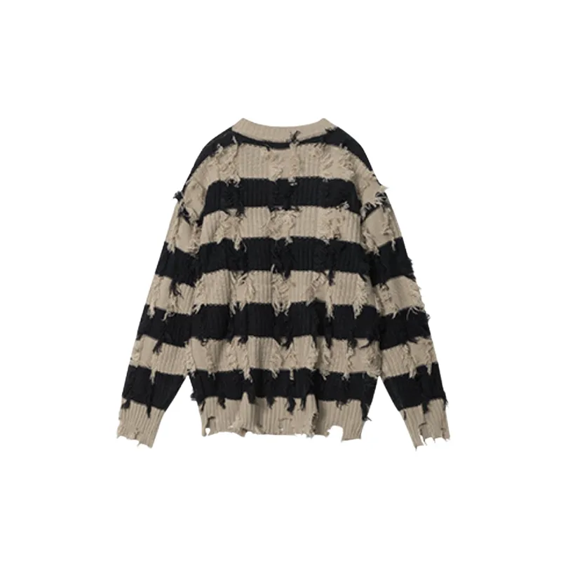 Casual Loose Acrylic Fibres Sweater Women-1