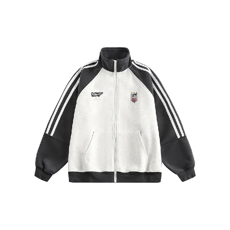Retro Striped Baseball Jersey-2