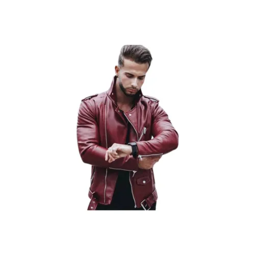Leather Fashion Slim Jacket