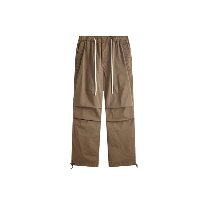 Retro Washed Cotton Casual Pants-1