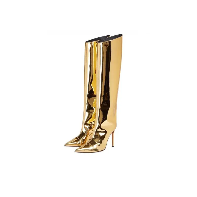 Basics Casual Knee High Boots-2