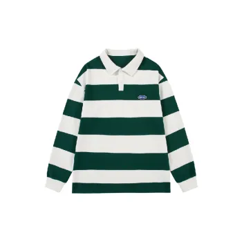 Striped Loose Cotton T Shirt