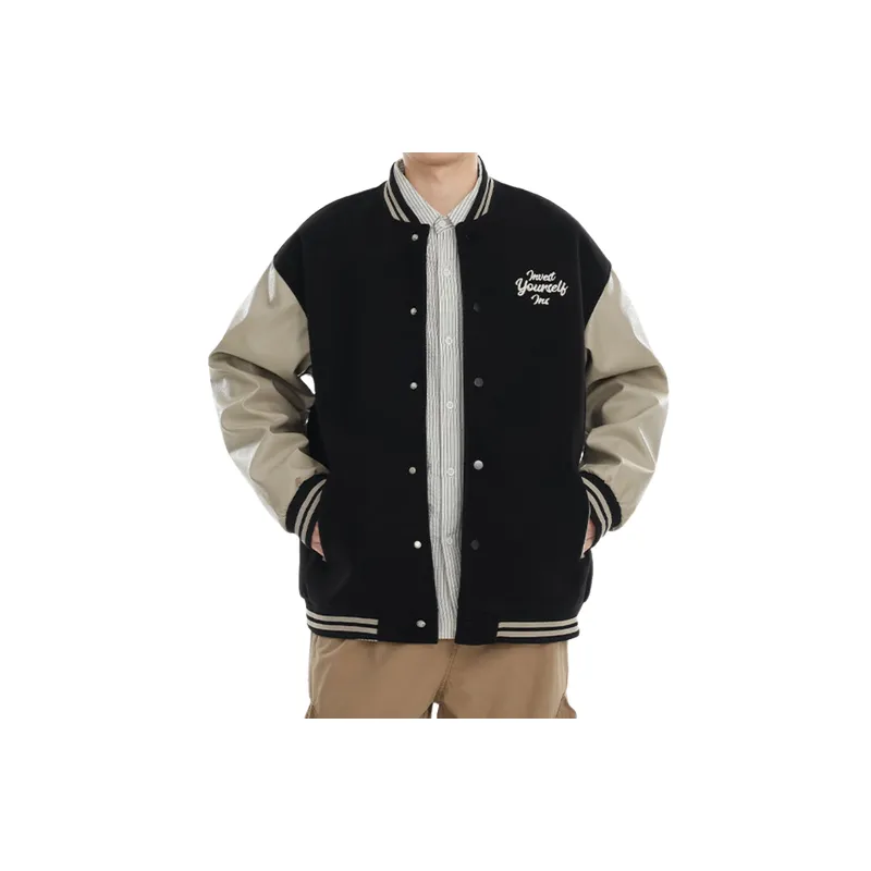 Casual Plain Blended Synthetic Fabrics Jacket-2