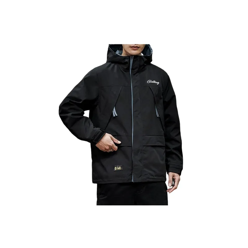 Multi Pocket Loose Vintage Oversize Hooded Jacket-1