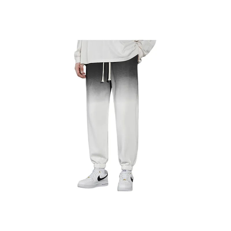 Simple Color Gradient Casual Pants-0