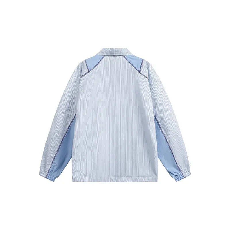 Funky Loose Cotton Blended Fabric Jacket-1