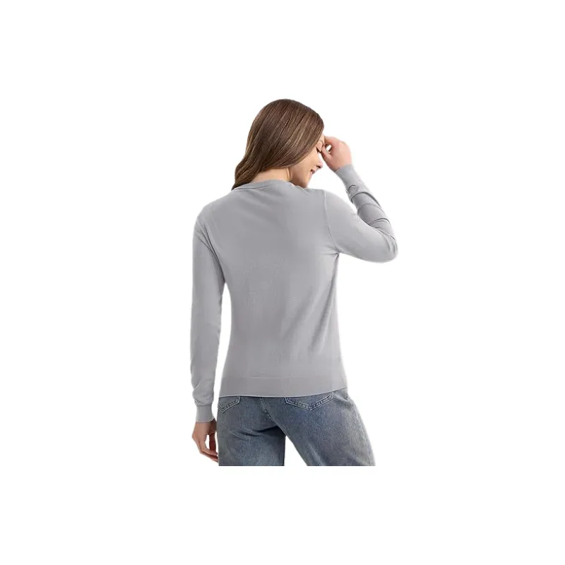 Casual Simple Acrylic Fibres Knitwear Women-3