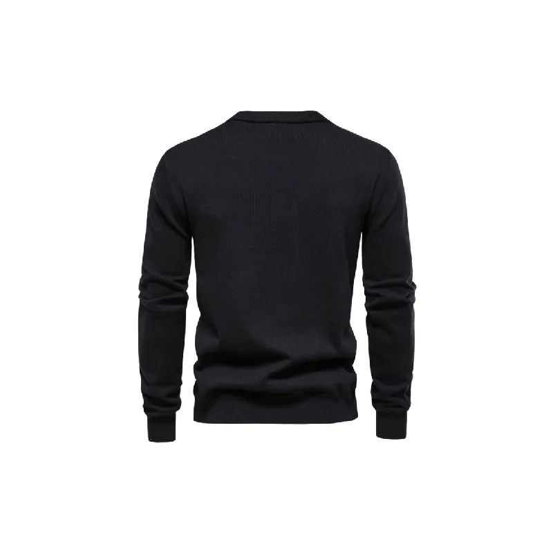 Business Plain Sweater-1