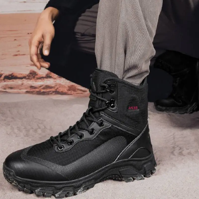 Sporty Simple Desert Boots-2