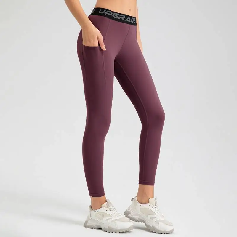 Fashionable Breathable Nylon Leggings Women-7