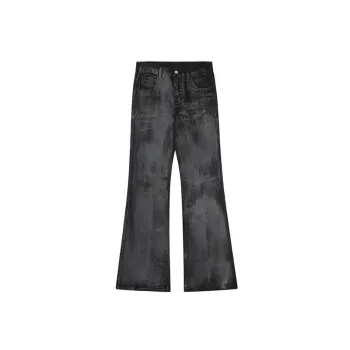 New Arrival High Street Drooping Texture Trendy Brand Denim Pants