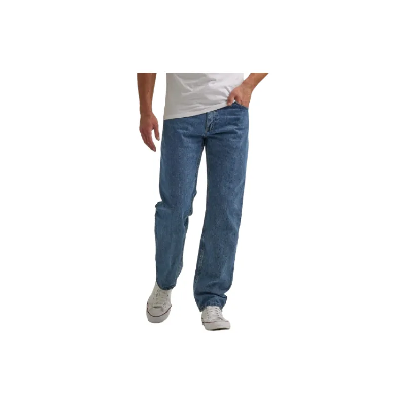 Casual Straight Leg Jeans Unisex-9
