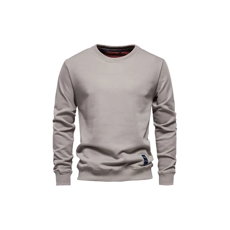 Plain Loose Sweatshirt-2