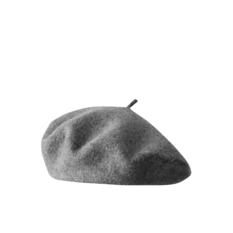 Retro Plain Beret Women-0