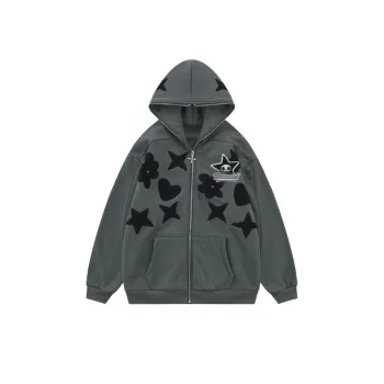 Retro Loose Polyester Sweatshirt