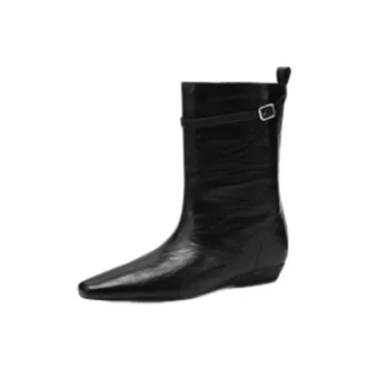 Simple Plain Knee High Boots
