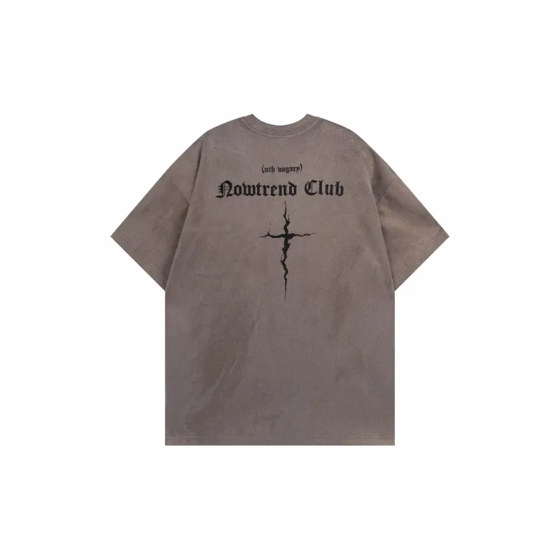 Street Trendy Blended Synthetic Fabrics T Shirt Unisex-1