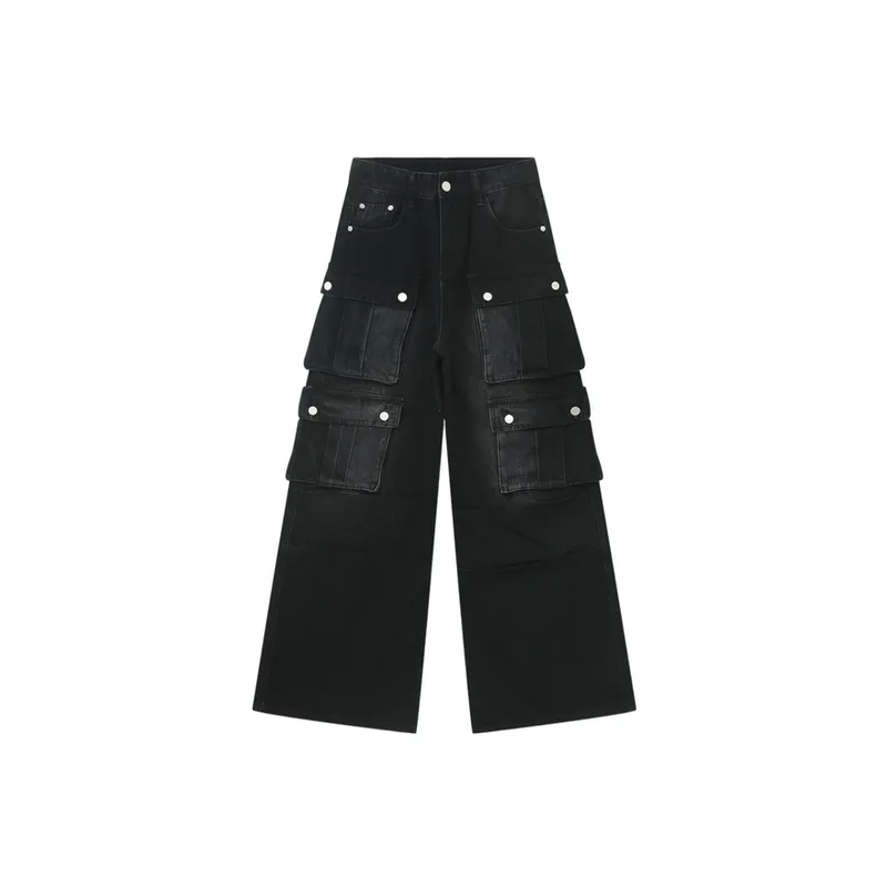 Retro Wide Leg Trousers-1