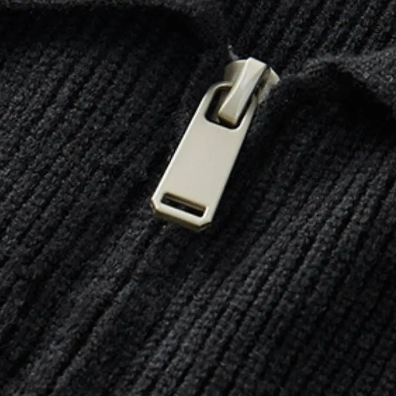Simple Contrast Color Modal Knitwear-4