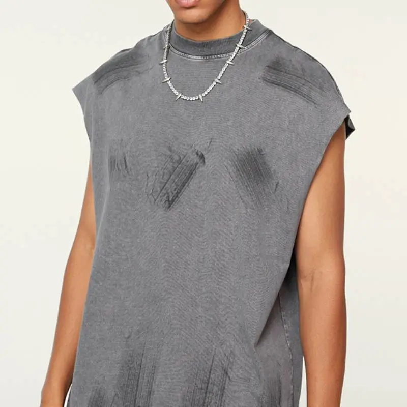 Casual Loose Cotton Vest-9