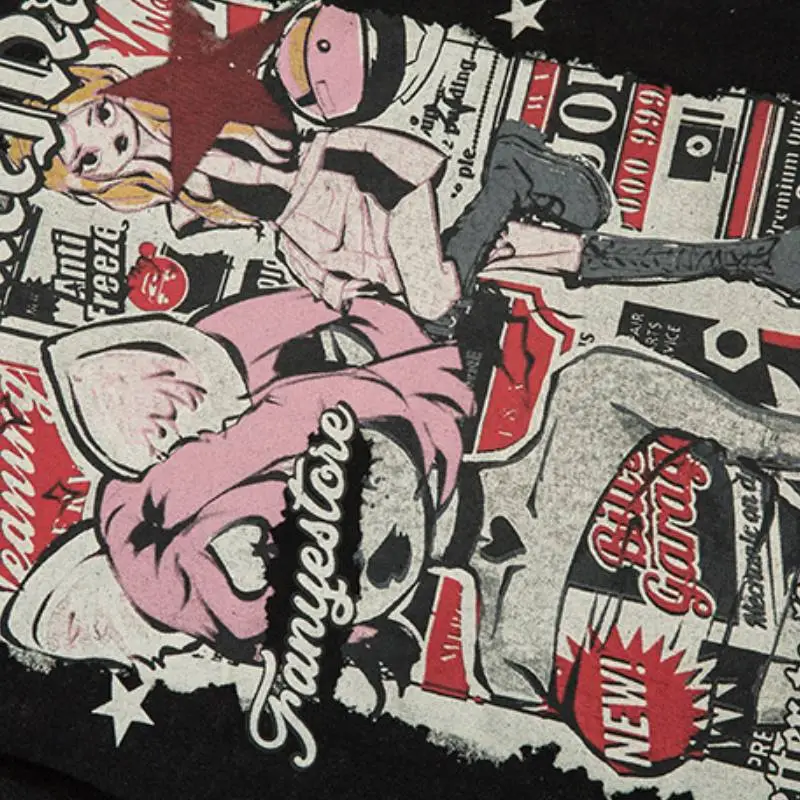 Retro Simple 100% Cotton T Shirt-3