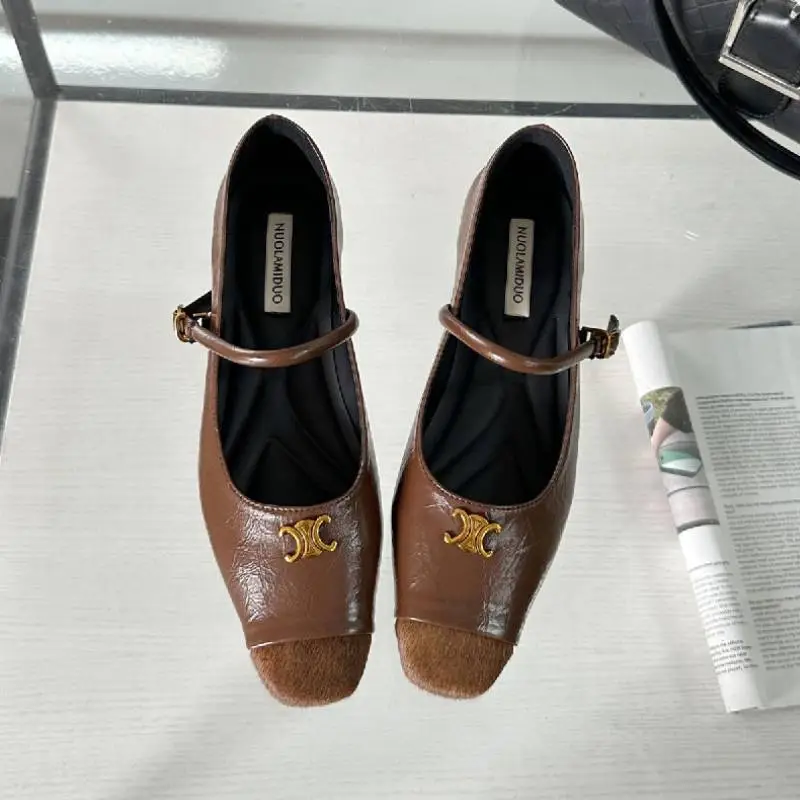 Elegant Plain Mary Jane Shoes-9