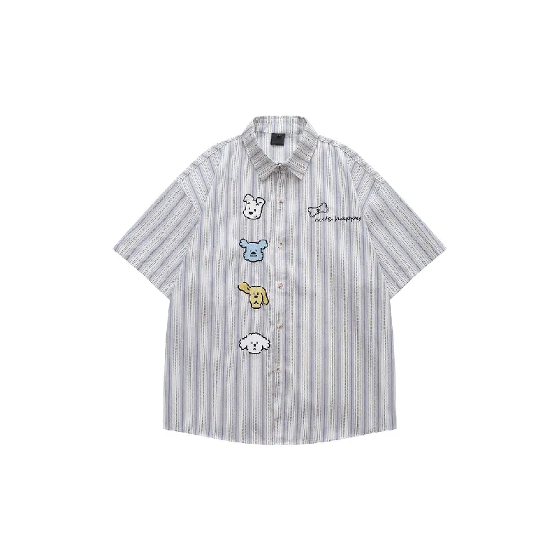 Trendy Retro 100% Cotton Shirt Unisex-0