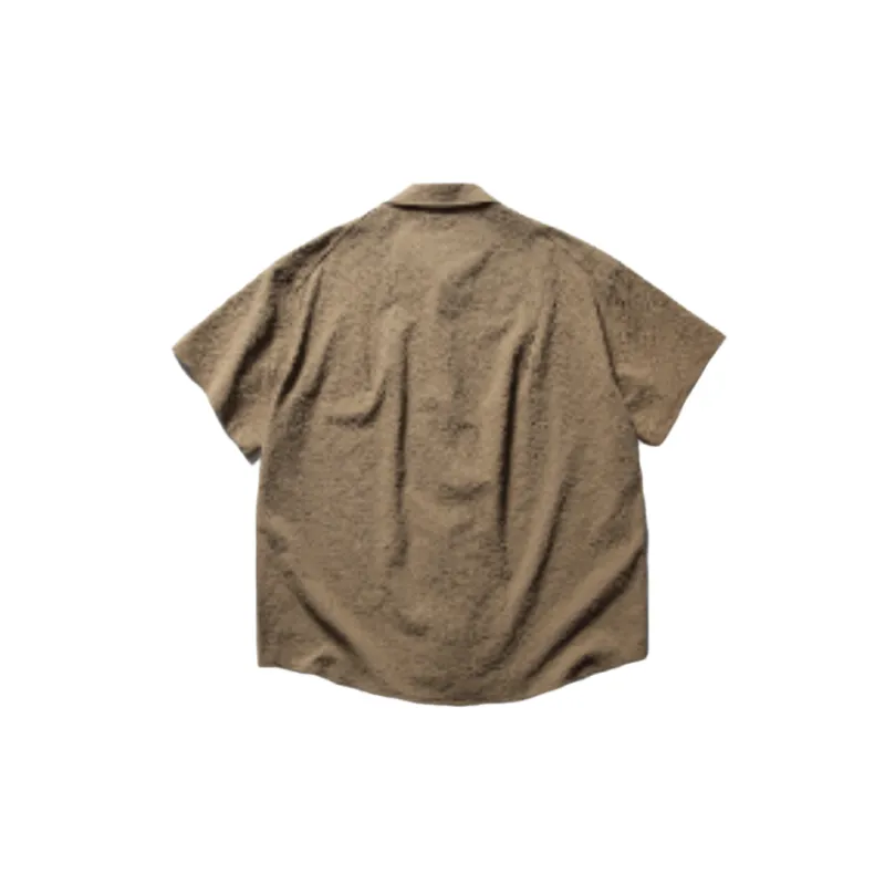 Outdoor Loose Blended Synthetic Fabrics Shirt-3
