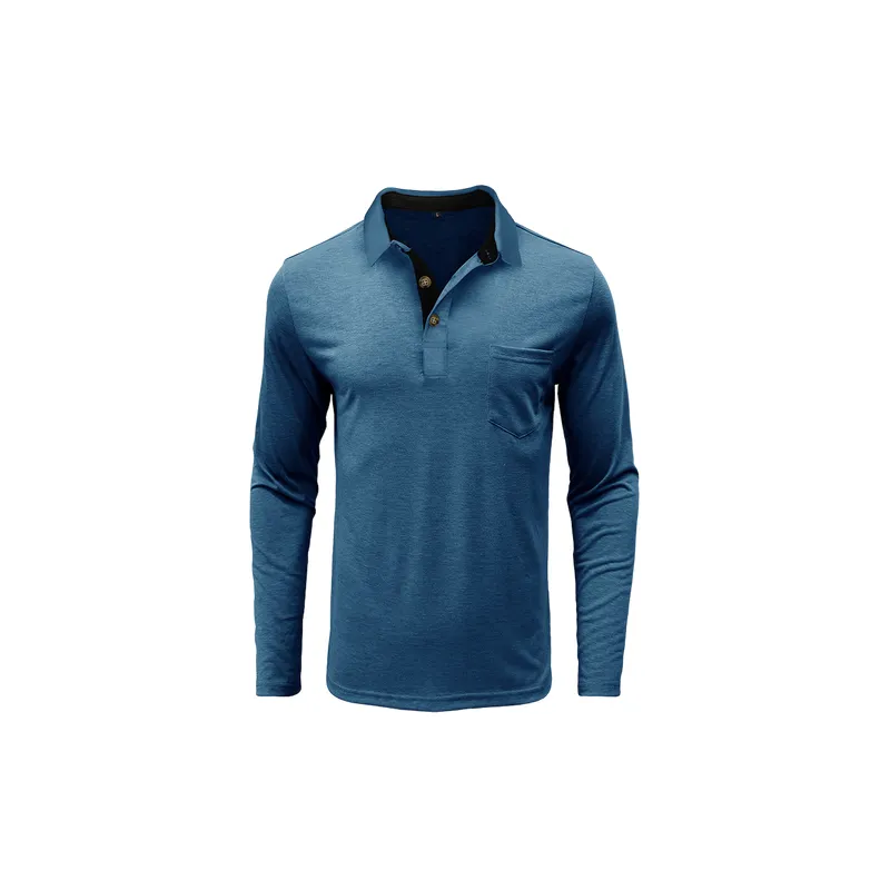 Simple Fashionable Cotton Blended Fabric Polo-15