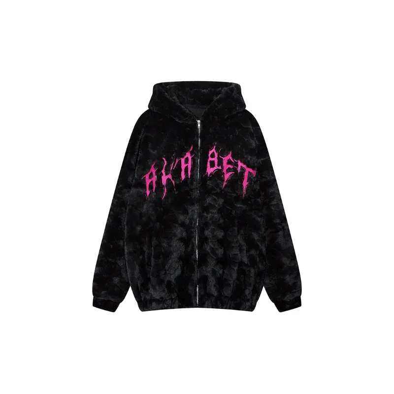 Creative Thickened Fashion Brand Hooded Cotton padded Coat-0
