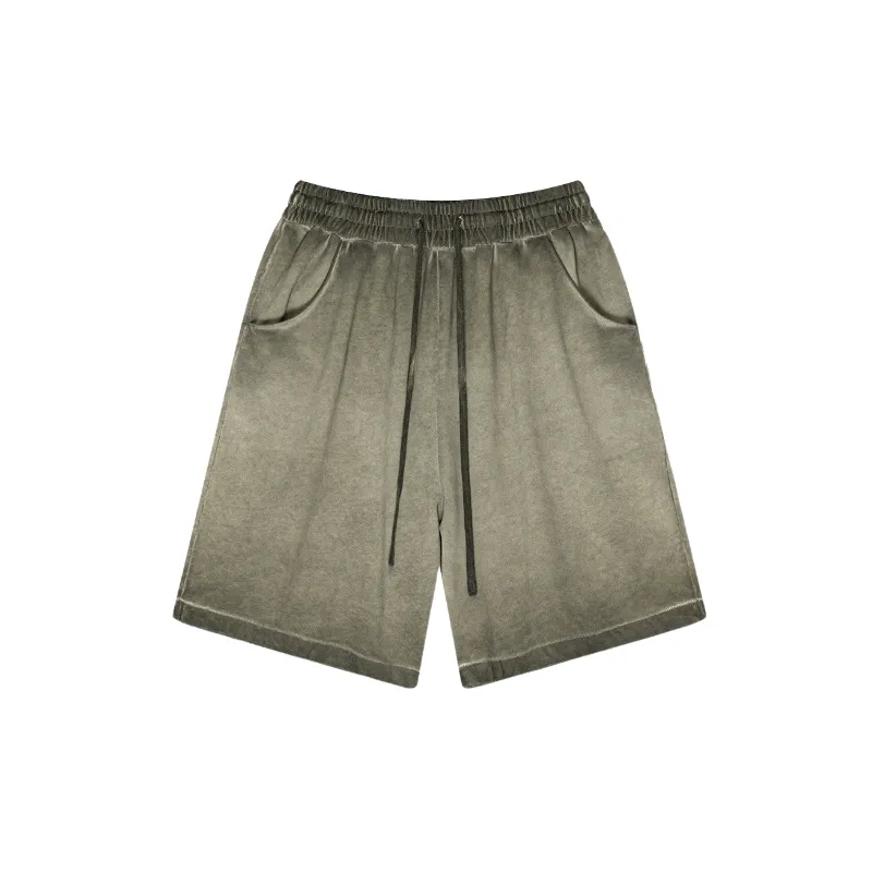 Retro Loose Cotton Casual Shorts-4