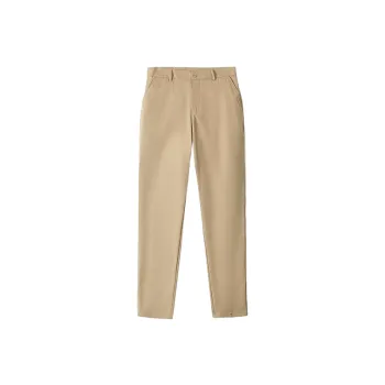 Retro Breathable Blended Synthetic Fabrics Casual Pants