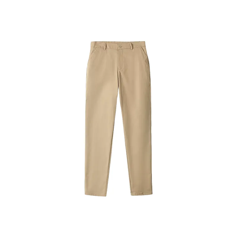 Retro Breathable Blended Synthetic Fabrics Casual Pants-6