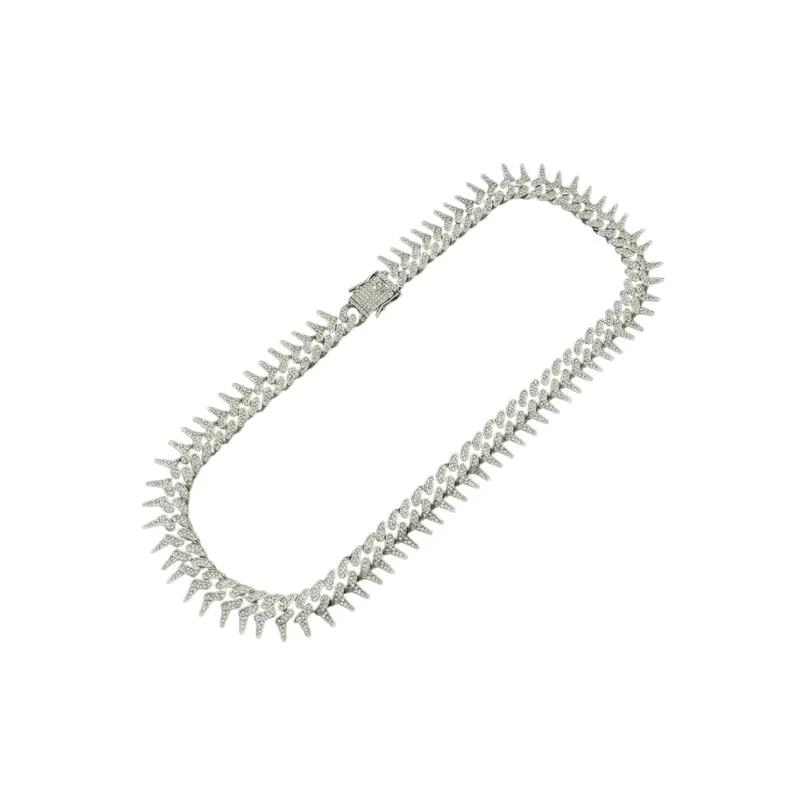 Trendy Full Diamond Necklace-1