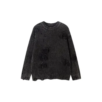 Wasted Fringe Loose Sweater