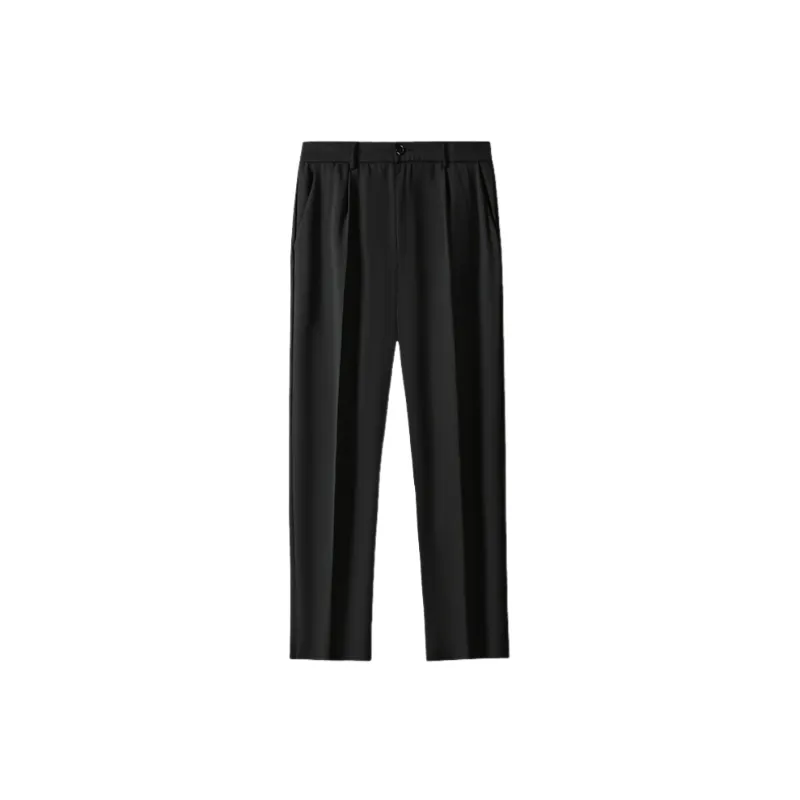 Casual Fashionable Polyester Suit Trousers-9