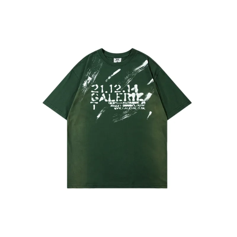 Casual Loose Combed Cotton T-Shirt-0