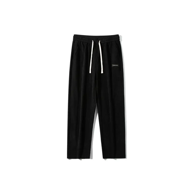 Trendy Loose Large Size Corduroy Pants-0
