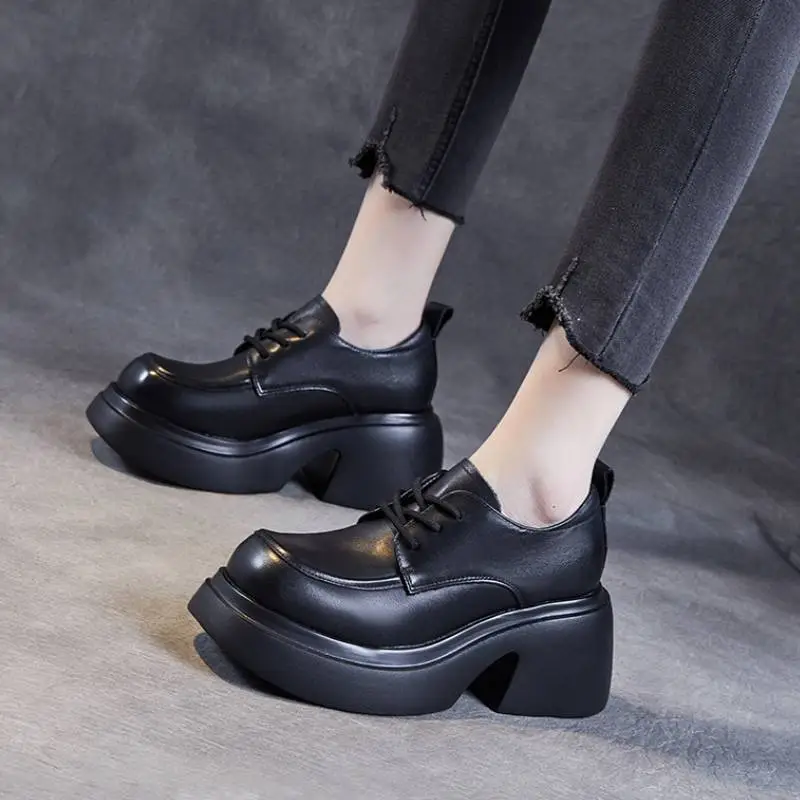 Fashionable Retro Platform Shoes-6
