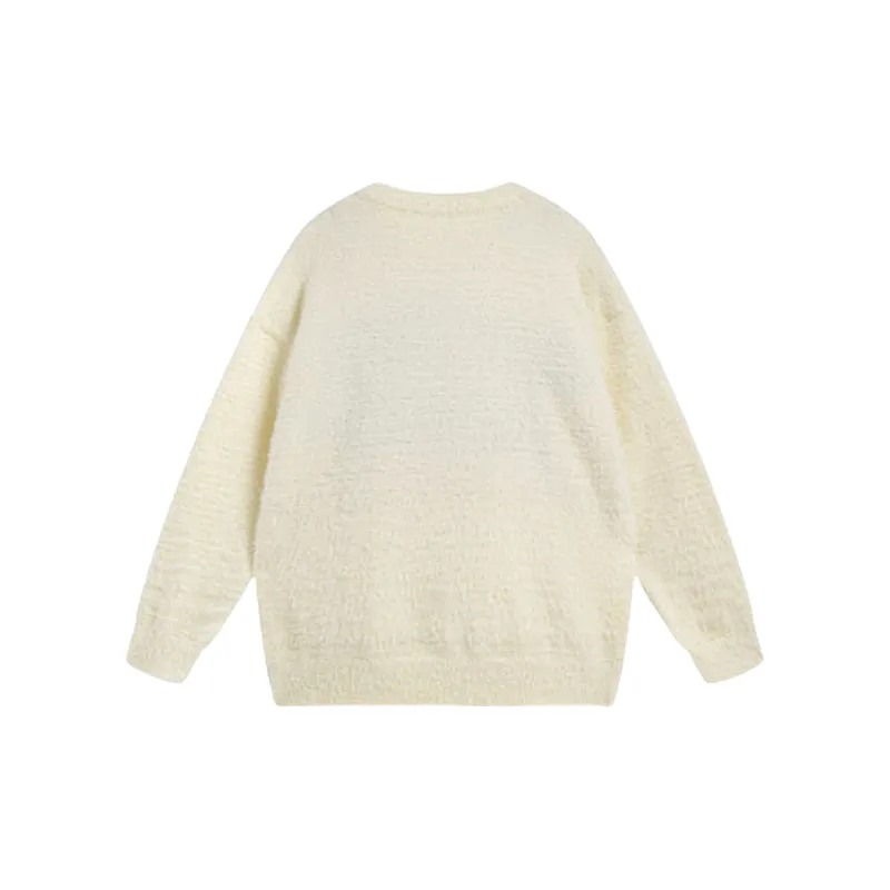 Casual Loose Polyester Sweater-3
