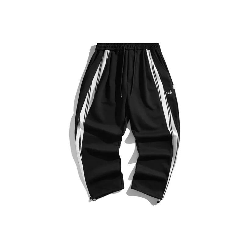 Street style Drawstring Jogger Pants-4