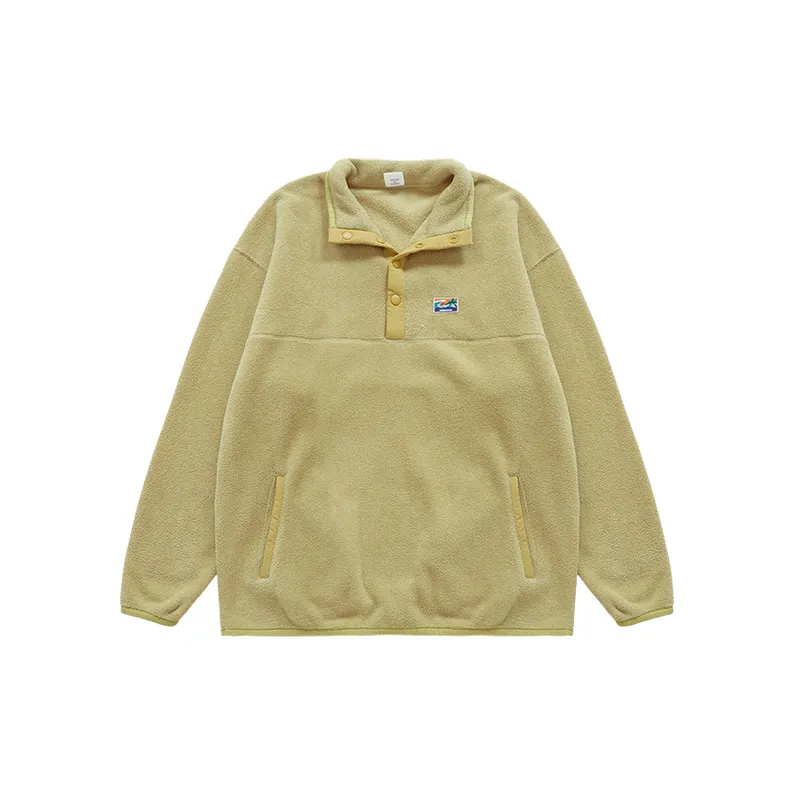 Warming Loose Polyester Sweatshirt-0