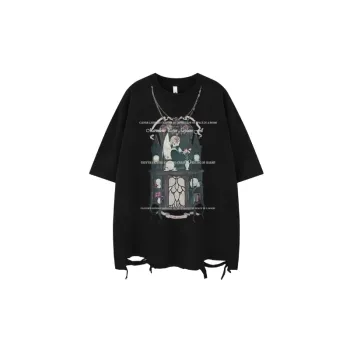 Trendy Loose 100% Cotton T Shirt