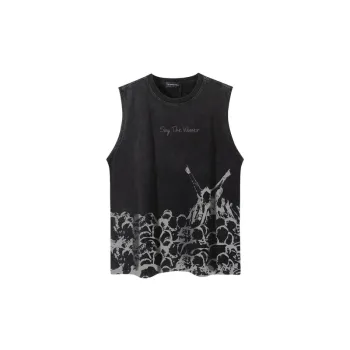 Loose Washed Dressed Waistcoat Vest