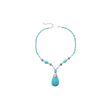 Retro Geometric Necklace Women