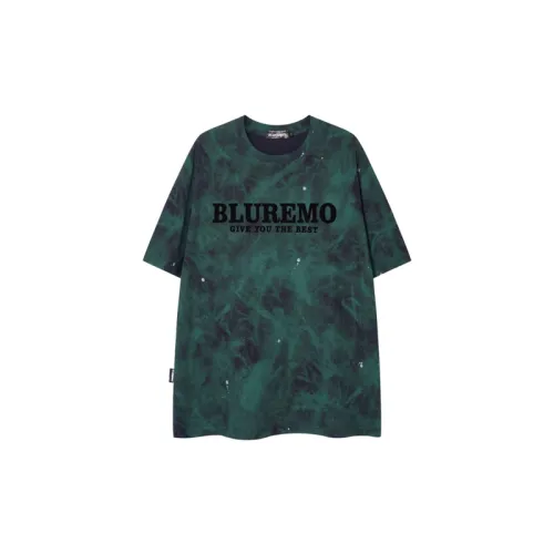 Special Batik Flocking Letter Printing Retro Splash Ink Short Sleeve T Shirt