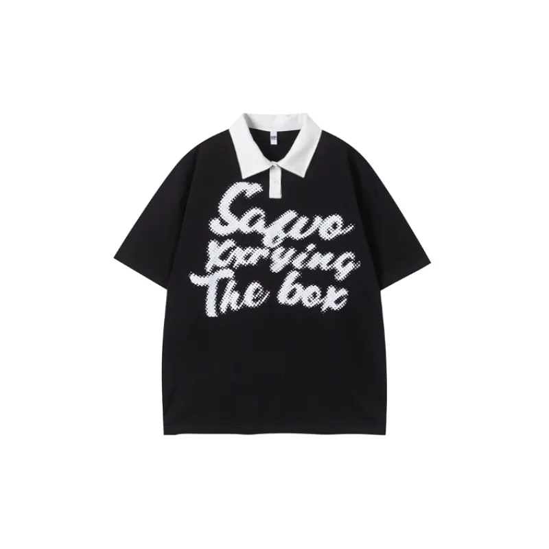 Fashion Polo Street Couple T Shirt-0