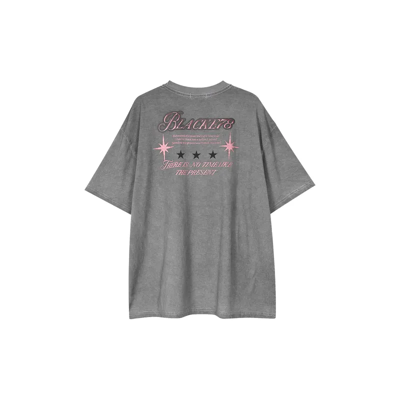 Funky Distress 100% Cotton T Shirt-1