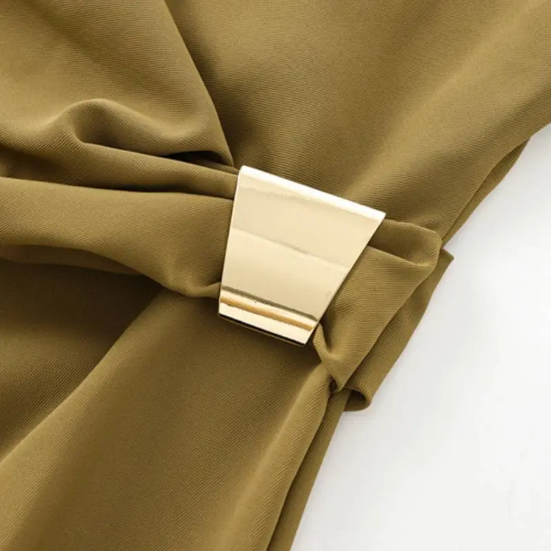 Casual Fashionable Polyester Dress Women-3